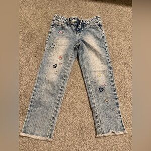 Cat & Jack Light Blue Kids Jeans with Embroidery